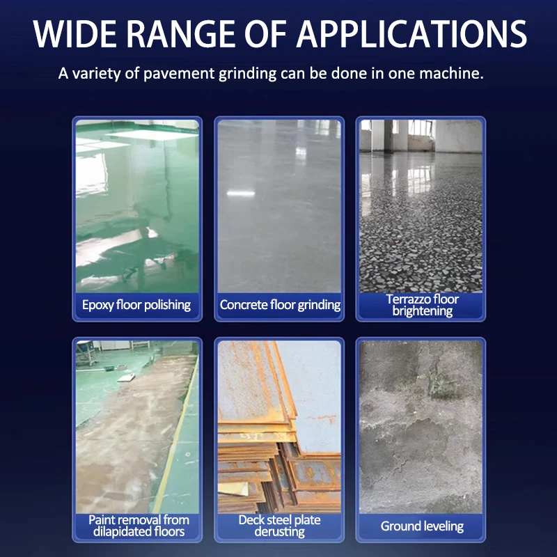 Variable Frequency 630mm Floor Grinding Machine